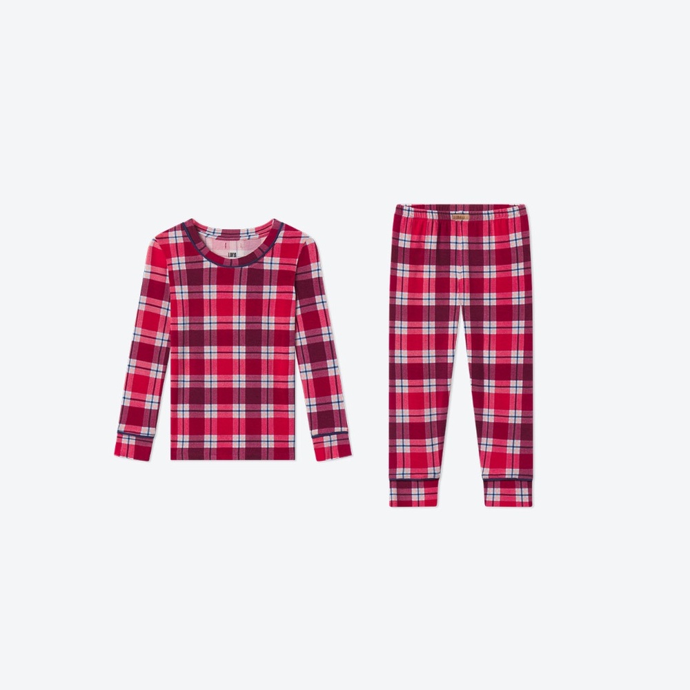 Lunya Kids Soft Modal Jersey Long Sleeve Pant Set Size 8 and 10